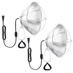 10.5" Clamp Light Socket And Bulb Guard, 250-WATT Maximum With 6 Feet 18/2 SPT-2. Fixed Price $82.82.