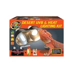 Zoo Med Desert Uvb & Heat Lighting Dual Kit 3 Piece Set Black. Fixed Price $67.71.