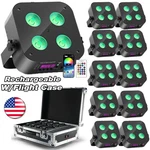 Led 4X25W Rgbwa+uv Battery Powered Wireless Dmx Par Can Dj Uplighting. Fixed Price $509.99.