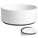 Kitwinney Large 8" Ceramic Dog Bowl With Non-slip Base For All Sizes. Fixed Price $36.80.