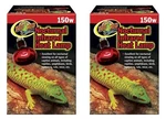 Zoo Med 2 Pack Infrared Heat Lamp 150 Watt Light Bulb For Reptiles. Fixed Price $60.36.