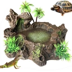 Pinvnby Reptile Water Dish, Bearded 7.1 X 6.3 4 Inches Pieces, Green. Fixed Price $22.99.
