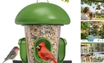 Lona Bird Feeders For Outdoors Hanging 3 Separate Compartments, Normal Green. Fixed Price $42.50.