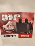 Nomoy Pet Integral Dual Lamp Shade Small Model NJ-34 Hung Or Placed. Fixed Price $22.95.
