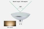 Lusta Led GU1O Ww 12W 3000K 85-265V. Fixed Price $13.00.