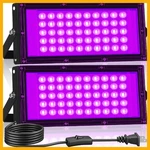 2-PACK 50W Led Blacklight Flood Glow Party IP66 Waterproof. Fixed Price $41.94.