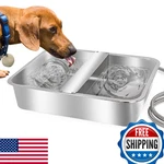 Aplayfulbee Automatic Water Dispenser For Dogs Livestock Trough 4 Gal. Fixed Price $83.50.
