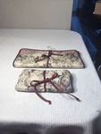 Jewelry/lingerie Hanging Travel Closet Organizers, Maroon Roses, Hide Valuables. Fixed Price $14.90.