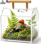 Jumping Enclosure - Acrylic Terrarium Habitat For Spiders, Tarantulas, Sn. Fixed Price $14.93.