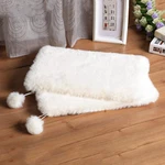 2-PACK Cat Dog Bed Cushion, 10.6" 17.5", Faux Rabbit Fur, For Wall House Cr.... Fixed Price $35.44.