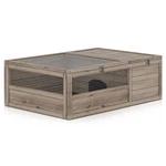 Monibloom Wooden Tortoise Habitat House Indoor/outdoor Enclosure, Home Small Ani. Fixed Price $79.30.
