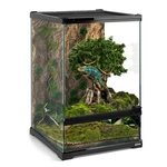 Mini Reptile Glass Terrarium Tank 8"X8"X12 Full View With Front Opening D. Fixed Price $88.39.