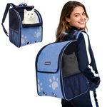 Cat Backpack Carrier, Ventilated With Reflective Strips, Foldabl.... Fixed Price $42.27.