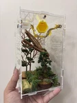 Acrylic Jumping Spider Enclosure 4.7X4.7X8 Arboreal Reptile Habitat Kit, New Usa. Fixed Price $13.01.