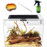 Mini Terrarium 12"X7"X9" Tank For Reptiles & Insects. Fixed Price $60.00.