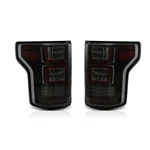 Upgraded Full Led Smoke Taillight W/ Red Turn Sig 15-17 Ford F-150 All Trims. Fixed Price $202.39.