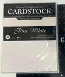 Nicole Premium Canvas Texture White Cardstock Paper Pack 19 Sheets 65# 104728696. Fixed Price $6.99.