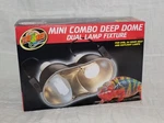 Zoo Mini Combo Deep Dome Dual Lamp Fixture - Tested And Works. Fixed Price $21.99.