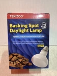 Tekizoo Basking Spot Daylight Lamp 100W. Fixed Price $10.99.