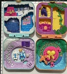 Polly Pocket Hidden Hideout Frosty Fairytale And Dino Discovery W/ Dolls+friends. Fixed Price $19.99.