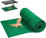 47" X 24" Large Reptile Carpet Terrarium Liner Bedding Substrate Mat Tan. Fixed Price $21.93.