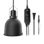 Repwild Reptile Light Fixture With Dimming Thermostat, 5.5 Inch Deep Dome Lam.... Fixed Price $54.80.