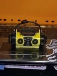 Wwe Jakks Classic Yellow Radio Kaboom Marvel Legends Display Diorama. Fixed Price $6.99.