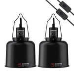 2 Pack 5.5" Deep Dome Reptile Heat Fixture With Clamp, Etl Certified Cer.... Fixed Price $36.07.