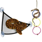 Suction Cup Rings Swing Perch Stability Snake Enrichment Toys Pet Reptile Tools. Fixed Price $14.09.