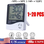 Thermometer Indoor Digital Lcd Hygrometer Temperature Humidity Alarm Clock. Fixed Price $9.79.