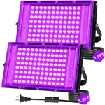 Thecham 100W Led Black Lights IP66 Waterproof Outdoor With 5.9FT. Fixed Price $68.81.