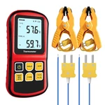 Juviperpric K-type Thermocouple Thermometer Dual Channel, Digital Red. Fixed Price $53.78.