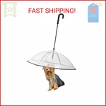 Enjoying Umbrella For Small Dogs, Clear Leash, Rainproof Waterp. Fixed Price $22.34.