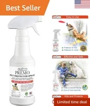 32OZ Natural Pet Spray For Mites, Fleas, And Ticks - Family Safe & Effective. Fixed Price $57.99.