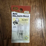 Zilla Mini Halogen Lamp Reptile Bulb 25WATT Day White. Fixed Price $14.99.