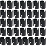 Wafjamf 72 Wire Shelving Shelf Lock Clips For 1" Post- Pack, Black. Fixed Price $13.35.
