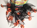 Rubies Pet Shop Black Orange Fancy Collar Scrunchie Pumpkins Small Medium. Fixed Price $11.99.