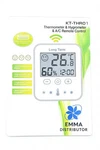 Thermometer & Hygrometer And Universal Air Conditioner Remote Control KT-THRO1. Fixed Price $11.99.