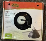 Reptile Light & Heat Lamp Fixture Zilla Premium Reflector Dome 8.5. Fixed Price $20.00.