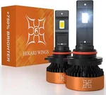 Hikari Wings 9005/HB3 Led Light Bulbs 55W 30000LM 6000K Cool White Pair IP68. Fixed Price $109.25.