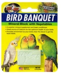 Zoo Med Labs Supplement Bird Banquet Mineral Block Veggie Formula Small Calcium. Fixed Price $8.00.