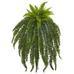 Boston Fern Faux Plant Realistic Natural 46 Decor. Fixed Price $76.07.