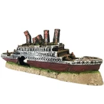 Slocme Aquarium Titanic Shipwreck Decorations - Fish Tank Resin Material Pira.... Fixed Price $28.68.