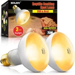 Mixjoy 75W Heat Lamp Bulbs, 2PACK For Reptiles Basking. Fixed Price $16.62.
