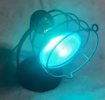 Vintage "rex Ray" Metal Heat Lamp Light W/cage & Original Blown Bulb Steam Punk. Fixed Price $33.99.