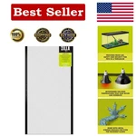 Zilla Fresh Air Screen Cover - Durable Metal Mesh For Reptile Terrariums 36 X 18. Fixed Price $76.97.