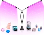 Led Uv Lamp Dual Head, 20W Black Light With Clip 395-405NM, Ultra Violet. Fixed Price $48.99.