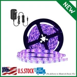 60W Uv Strip Light Kit 395NM 405NM Black Non Waterproof 16.4FT 300LEDS Purpl. Fixed Price $38.24.