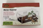 Zilla Micro Habitat Terrestrial For Ground Dwelling Small Pets Free Shipping. Fixed Price $24.47.