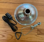Simple Deluxe Clamp Light Socket With 8.5 Inch Aluminum Reflector. Fixed Price $15.00.